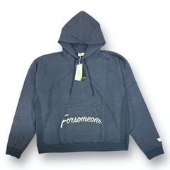 定価29700円 新品 FORSOMEONE MICKEY HOODIE フーディー パーカー スウェット フォーサムワン ミッキー コラボ ネイビー 50 78000669 63019A5