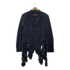 極美品 97SS⭐️コムデギャルソン テーラードジャケット 花柄レース レッド COMME des GARCONS GIRL(コムデギャルソンガール) 24SSラッフル