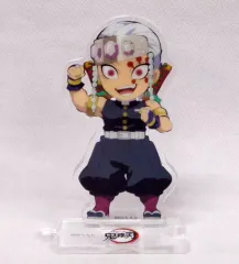 【中古】アクリルスタンド・アクリルパネル 宇髄天元(右手挙げ) 「鬼滅の刃 キャラクター絵巻カフェ in ufotable Cafe 繋がるランダムアクリルスタンド 第四期」