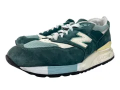 NEW BALANCE (ニューバランス) USA製ローカットスニーカー スエード×メッシュ M998CSAM 26cm US88D  グリーン メンズ/104