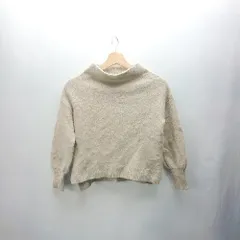 ◇ ⊇ le coeur blanc ルクールブラン 長袖 ニット サイズ38 ブラウン系 レディース E  【1503050032285】