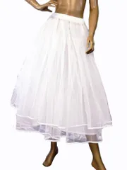 【新品】61721ロングパニエ【白】【フラダンス】チュールミニパニエダンスチュチュチュールハロウイン衣装ロリータメイドパーティーコスチューム衣装パニエ フラダンスパニエ パウスカートドレス コスプレチュールチュチュ【白】