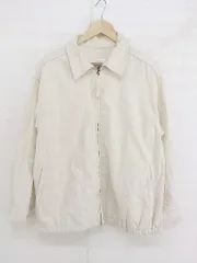 ◇ niko and … ニコアンド 長袖 ジップアップ ジャケット サイズL 4 アイボリー系 レディース E  【1302160021413】