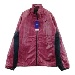 サイズ：LL MIZUNO GOLF ミズノゴルフ  中綿 ジップジャケット ブレスサーモ 千鳥柄 レッド系 [240101514656] ゴルフウェア メンズ ストスト