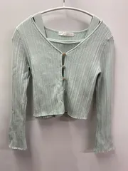 LILLIANCARATリリアンカラット　フラワー釦アンサンブルニット