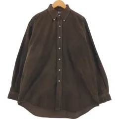 古着 ラルフローレン Ralph Lauren BLAIRE 長袖 ボタンダウン コーデュロイシャツ メンズL相当/eaa533817