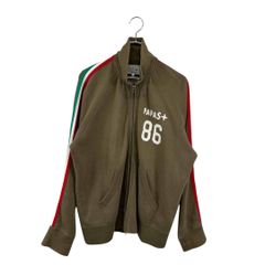 Papas◆トラックジャケット ジャージ パパス  無地 ベージュ系 ワッペン付 Made in Japan メンズ サイズ L 6 買