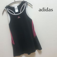 adidas アディダス スポーツウエア ワンピース フード Ｓサイズ ブラック