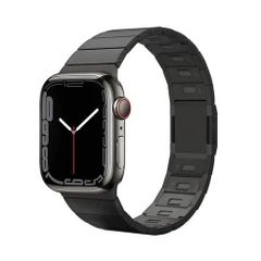 アップルウォッチバンド（Apple Watchバンド）スマートマグネティックバンド【ブラック】42mm/44mm/45mm/46mm/49mm対応 [BELTIES]