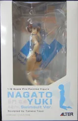 【新品・未開封】 長門有希　白水着　1/8スケールフィギュア　キャラアニ限定 中古】(本体A-/箱B)涼宮ハルヒの憂鬱 長門有希 水着Ver