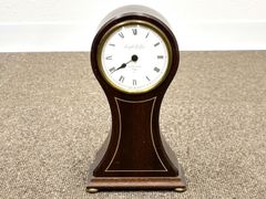 【na-00093】Knight&Gibbins　LONDON　置時計　ヴィンテージ　時計　電池式