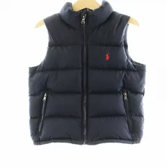 Polo Ralph Lauren ネイビー ベスト 90s ポロ ラルフローレン ワンポイント Vネック コットンニット