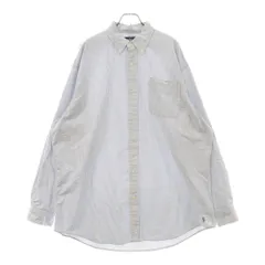 RALPH LAUREN (ラルフローレン) xBEAMS別注 オーバーサイズ ストライプ柄 長袖ボタンダウンシャツ ブルーxホワイト