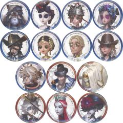 [중고] 배지·빈즈 전 14종 세트 [Identity V 제5인격 <RE:시리즈> 트레이딩캔 배지 설정화 collection SSR Vol.1]