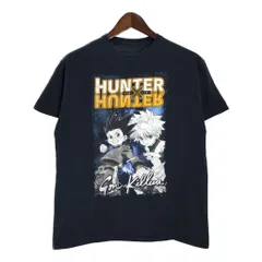 HUNTER×HUNTER ハンターハンター 半袖Ｔシャツ アニメ キャラクター ブラック(メンズ X-LARGE)中古 古着 T9877のサムネイル