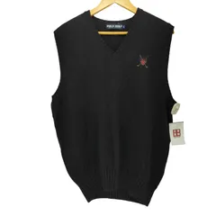 ポロゴルフラルフローレン POLO GOLF RALPH LAUREN 刺繍 コットンVネックベスト メンズ import：L 