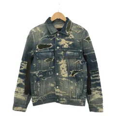 ジバンシィ GIVENCHY デニムジャケット Gジャン ブルー コットン Gジャン メンズ Used Aのサムネイル
