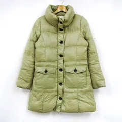 バックナンバー ダウンジャケット ジャンパー アウター ダウンコート レター レディース Lサイズ カーキ BACK NUMBER 【中古】のサムネイル