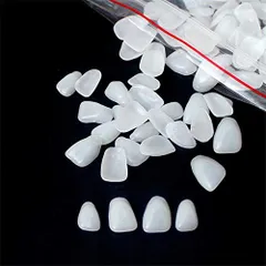 【在庫処分】歯のホワイトニング 歯科用品 超薄型 歯科材料 歯科用 樹脂 ベニアの歯 美容歯の保護 上の歯 Angzhili A1/A2 (A1)