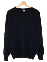 E.Tautz イ-トウツ CREWNECK JUMPER #98 ウールクルーネックニットセーター ネイビー Mのサムネイル