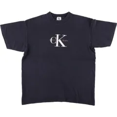 古着 90年代 カルバンクライン Calvin klein JEANS 半袖 ロゴTシャツ USA製 メンズL相当 ヴィンテージ/eaa536123