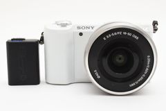 ★極上品★ソニー SONY α5100 パワーズームレンズキット ILCE-5100L ホワイト SELP1650★ LL2780#3581