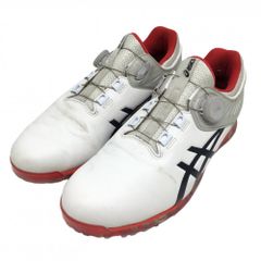 アシックス　ゲルエース　プロ５ 新品未使用品　ホワイト/レッド　25.5 asics (アシックス) ゴルフシューズ メンズ SIZE 27cm ホワイト
