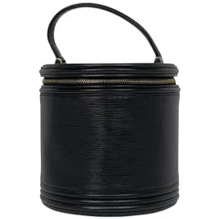 【ジャンク品】ルイ・ヴィトン Louis Vuitton カンヌ バニティバッグ ハンドバッグ 化粧ポーチ エピ ノワール(ブラック) M48032 レディース 【中古】