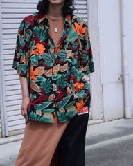 MLVINCE】FLORAL LUX S/S SHIRTS GREEN - メルカリ