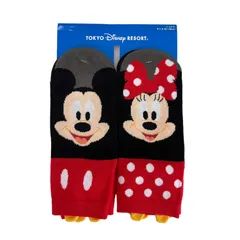 ディズニー ソックス 靴下【ミッキー＆ミニー】2枚セット 22～25cm 東京ディズニーリゾート TDR