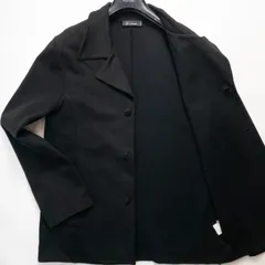 アニエスベーオム agnes.b HOMME メンズ テーラードジャケット XLサイズ 三つボタン ブルゾン 綿 コットン ストレッチ ブラック 黒 シンプル 春秋冬