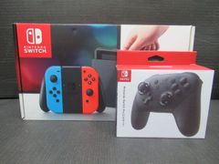ジャンク品 任天堂 Nintendo Switch ニンテンドー スイッチ HAC-001 スプラトゥーン3/SDカード付き Proコントローラー付き