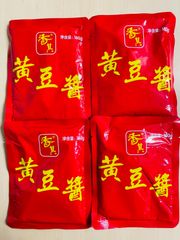 中国物産 黄豆酱 黄豆醤 大豆みそ 中華食材 180g 4袋セット