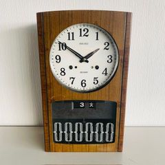 セイコー　1ヵ月巻掛時計　アンティーク　SEIKO　古時計　カレンダー　30DAY