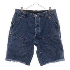 CHROME HEARTS (クロムハーツ) DENIM CARPENTER SHORTS デニム カーペンター ハーフパンツ ブルー ギャラ有