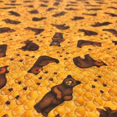 USAコットン　Quilting Treasures Facrics　キルティングトレジャー SWEET AS HONE