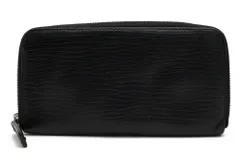 Giorgio Armani ブラックレザー長財布 GIORGIO ARMANI ジョルジオ アルマーニ 長財布 レザー ブラック