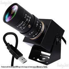 [DJ24000111] ELP 90FPS 高速グローバルシャッターUSBカメラ 10倍ズーム 5-50mmレンズ搭載 (未開封)