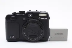 【完動品 美品】Canon PowerShot G12 コンデジ 動作確認済 キヤノン 中古 1年保証 美品 Canon PowerShot G12 : Premier