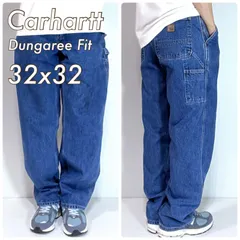 超スペシャル 33X32 W33 カーハート ダブルニー パンツ デニム ダブルニーパンツ