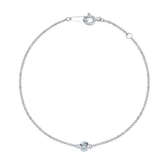 [シアーズ] Sears ブレスレット 1粒 誕生石 シルバー ブルートパーズ(11月) b6129-sv-11