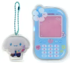 【中古】キーホルダー シナモロール 「サンリオキャラクターズ ケースつきアクリルチャーム ～ときめき平成コギャルデザイン～」