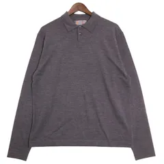 未使用品 JACKSON MATISSE (ジャクソンマティス) Long sleeve Knit Polo ロングスリーブ ウール ニット ポロシャツ JM22AW002 Gray サイズL