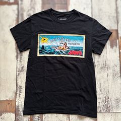 ジョーズ プリントTシャツ 黒 ブラック 映画　USA製　S