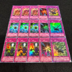 【遊戯王】No.336 2期 メタル化・魔法反射装甲 精霊の鏡 シフトチェンジ  闇の呪縛 イタクァの暴風 ウルトラレア 各3枚　計15枚