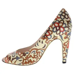 EMILIO PUCCI (エミリオプッチ) 総柄 オープントゥ ヒール パンプス マルチ レディースのサムネイル