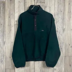 OLD WOOLRICH 90s ウールリッチ ハーフボタン フリース M