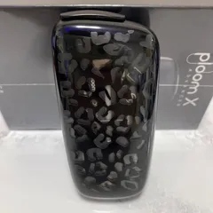 レオパード デザイン レーザー加工 プルームエックス アドバンスド Ploom X ADVANCED ヒョウ柄 ブラック 両面加工 新品 未使用 送料無料 オリジナル カスタム