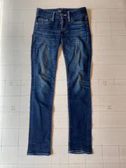 ト2509-⑧-8600 マウジー　MOUSSY ストレッチ　スキニー　デニムパンツ　濃紺　24