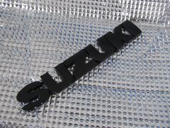 ●SUZUKI スズキ ABS製 抜文字TYPE MAD BLACK エンブレム